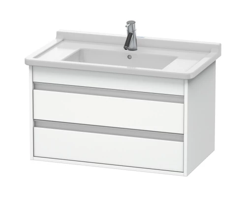 Тумба белый матовый 80 см Duravit Ketho KT664401818