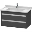 Тумба графит матовый 80 см Duravit Ketho KT664404949