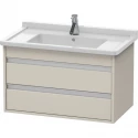 Тумба тауп матовый 80 см Duravit Ketho KT664409191