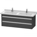 Тумба графит матовый 120 см Duravit Ketho KT664604949