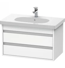 Тумба белый матовый 80 см Duravit Ketho KT664701818