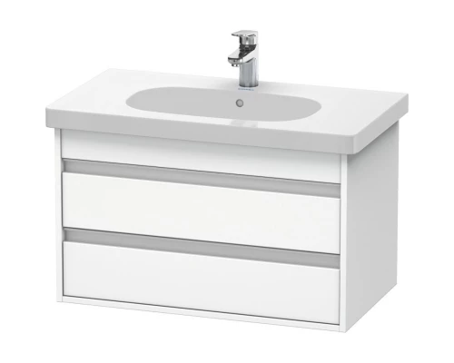 Тумба белый матовый 80 см Duravit Ketho KT664701818