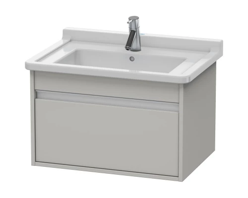 Тумба бетонно-серый матовый 65 см Duravit Ketho KT666300707