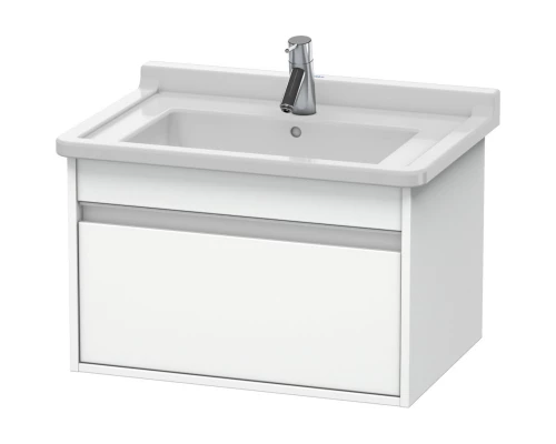 Тумба белый матовый 65 см Duravit Ketho KT666301818