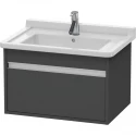 Тумба графит матовый 65 см Duravit Ketho KT666304949