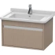Тумба лен 80 см Duravit Ketho KT666407575
