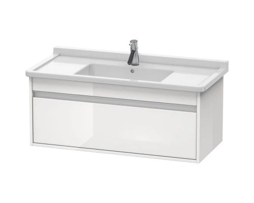 Тумба белый глянец 100 см Duravit Ketho KT666502222