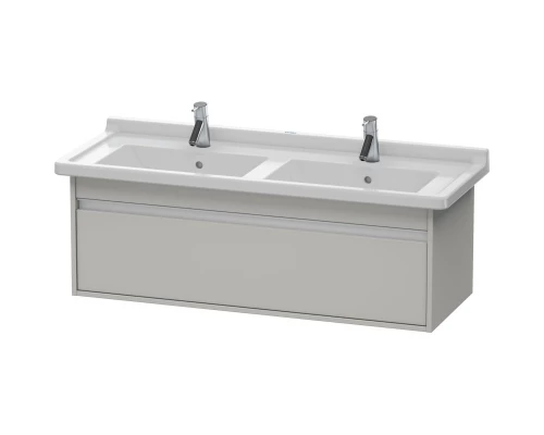 Тумба бетонно-серый матовый 120 см Duravit Ketho KT666600707