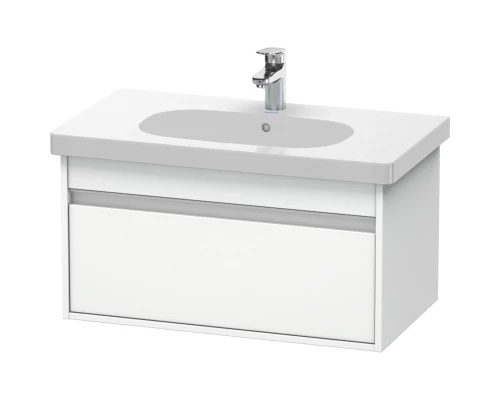 Тумба белый матовый 80 см Duravit Ketho KT666701818