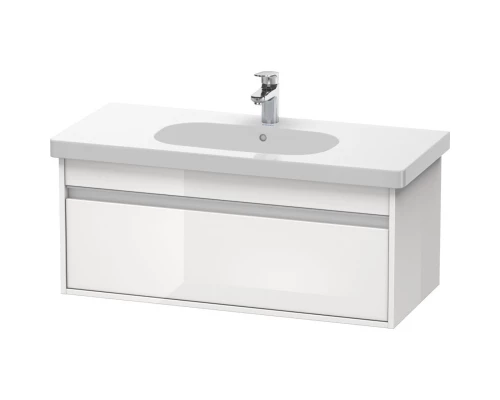 Тумба белый глянец 100 см Duravit Ketho KT666802222