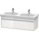 Тумба белый глянец 115 см Duravit Ketho KT666902222