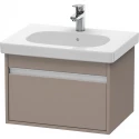 Тумба базальт матовый 60 см Duravit Ketho KT667004343