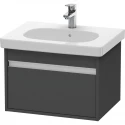 Тумба графит матовый 60 см Duravit Ketho KT667004949