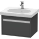 Тумба графит матовый 60 см Duravit Ketho KT667004949
