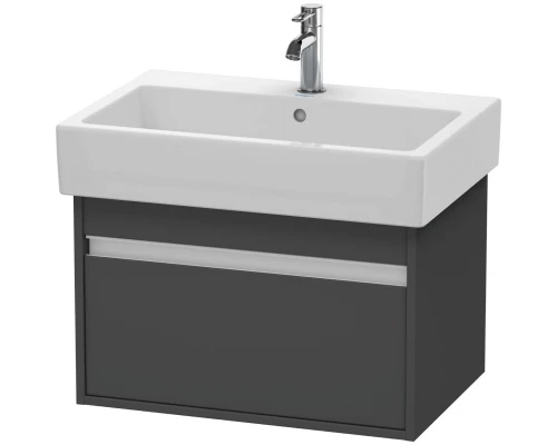 Тумба графит матовый 65 см Duravit Ketho KT668404949