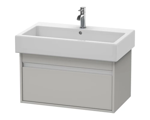 Тумба бетонно-серый матовый 75 см Duravit Ketho KT668700707