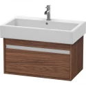 Тумба темный орех 75 см Duravit Ketho KT668702121