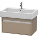 Тумба базальт матовый 75 см Duravit Ketho KT668704343