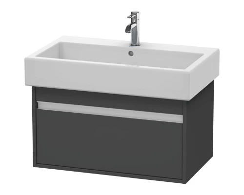 Тумба графит матовый 75 см Duravit Ketho  KT668704949