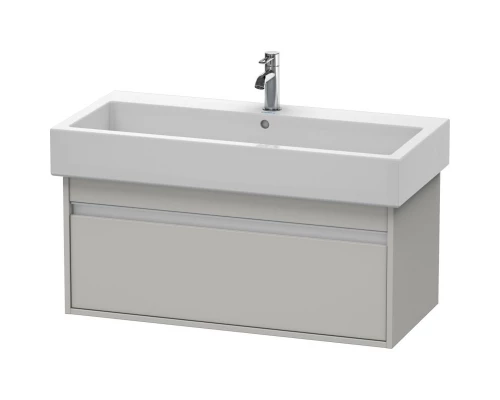 Тумба бетонно-серый матовый 95 см Duravit Ketho KT668800707