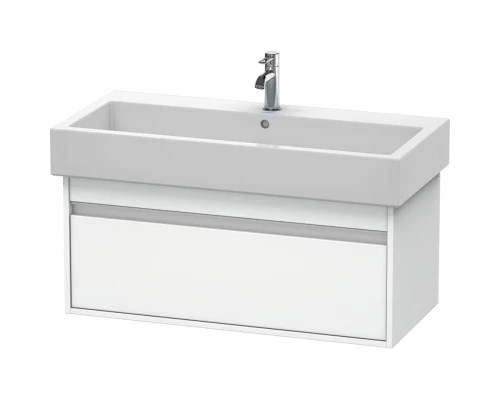 Тумба белый матовый 95 см Duravit Ketho KT668801818