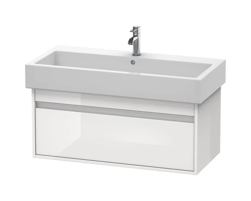 Тумба белый глянец 95 см Duravit Ketho KT668802222