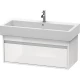 Тумба белый глянец 95 см Duravit Ketho KT668802222