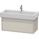 Тумба тауп матовый 95 см Duravit Ketho KT668809191
