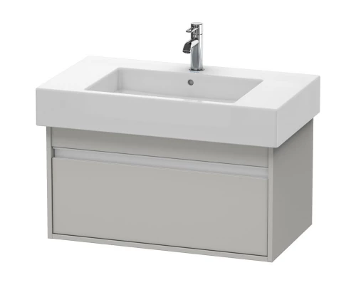 Тумба бетонно-серый матовый 80 см Duravit Ketho KT669000707