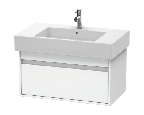 Тумба белый матовый 80 см Duravit Ketho KT669001818