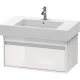 Тумба белый глянец 80 см Duravit Ketho KT669002222