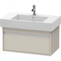Тумба тауп матовый 80 см Duravit Ketho KT669009191