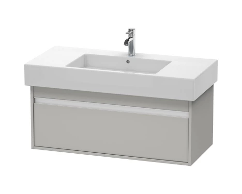 Тумба бетонно-серый матовый 100 см Duravit Ketho KT669100707