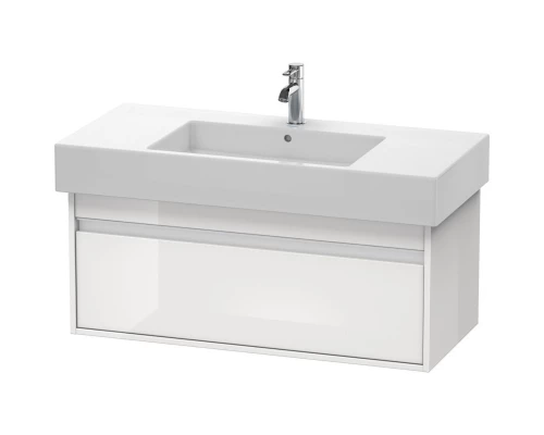 Тумба белый глянец 100 см Duravit Ketho KT669102222