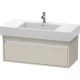 Тумба тауп матовый 100 см Duravit Ketho KT669109191