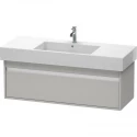 Тумба бетонно-серый матовый 120 см Duravit Ketho KT669200707