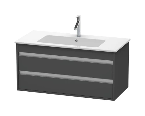 Тумба графит матовый 100 см Duravit Ketho KT643004949