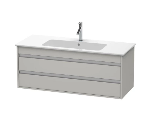 Тумба бетонно-серый матовый 120 см Duravit Ketho KT643100707