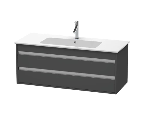 Тумба графит матовый 120 см Duravit Ketho KT643104949