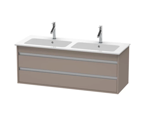 Тумба базальт матовый 127 см Duravit Ketho KT643204343