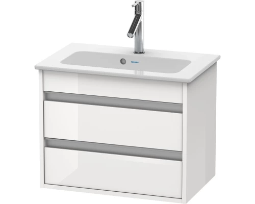 Тумба белый глянец 60 см Duravit Ketho KT645202222