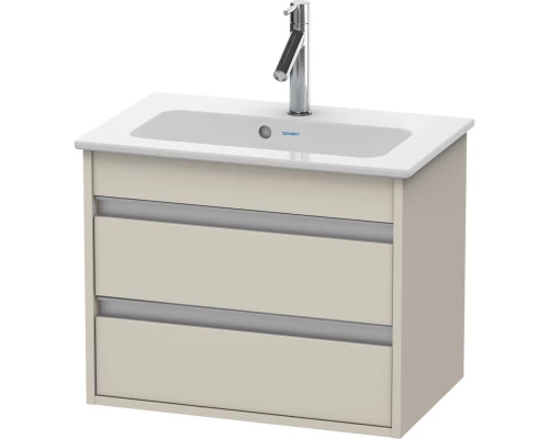 Тумба тауп матовый 60 см Duravit Ketho KT645209191