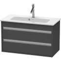Тумба графит матовый 80 см Duravit Ketho KT645304949