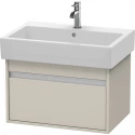 Тумба тауп матовый 65 см Duravit Ketho KT668409191