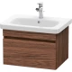 Тумба темный орех 58 см Duravit DuraStyle DS638002121