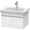 Тумба белый глянец 58 см Duravit DuraStyle DS638002222