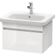 Тумба белый глянец 58 см Duravit DuraStyle DS638002222