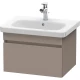 Тумба базальт матовый 58 см Duravit DuraStyle DS638004343