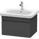 Тумба графит матовый 58 см Duravit DuraStyle  DS638004949