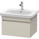 Тумба тауп матовый 58 см Duravit DuraStyle DS638009191